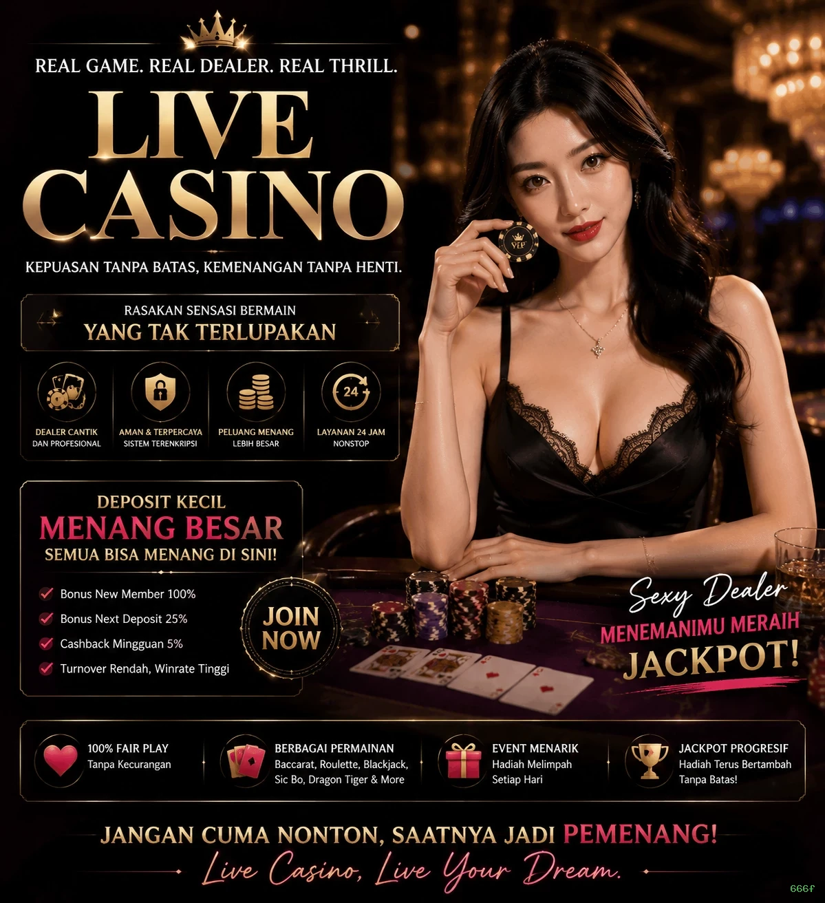 666f Memperkenalkan Permainan Slot yang Menarik