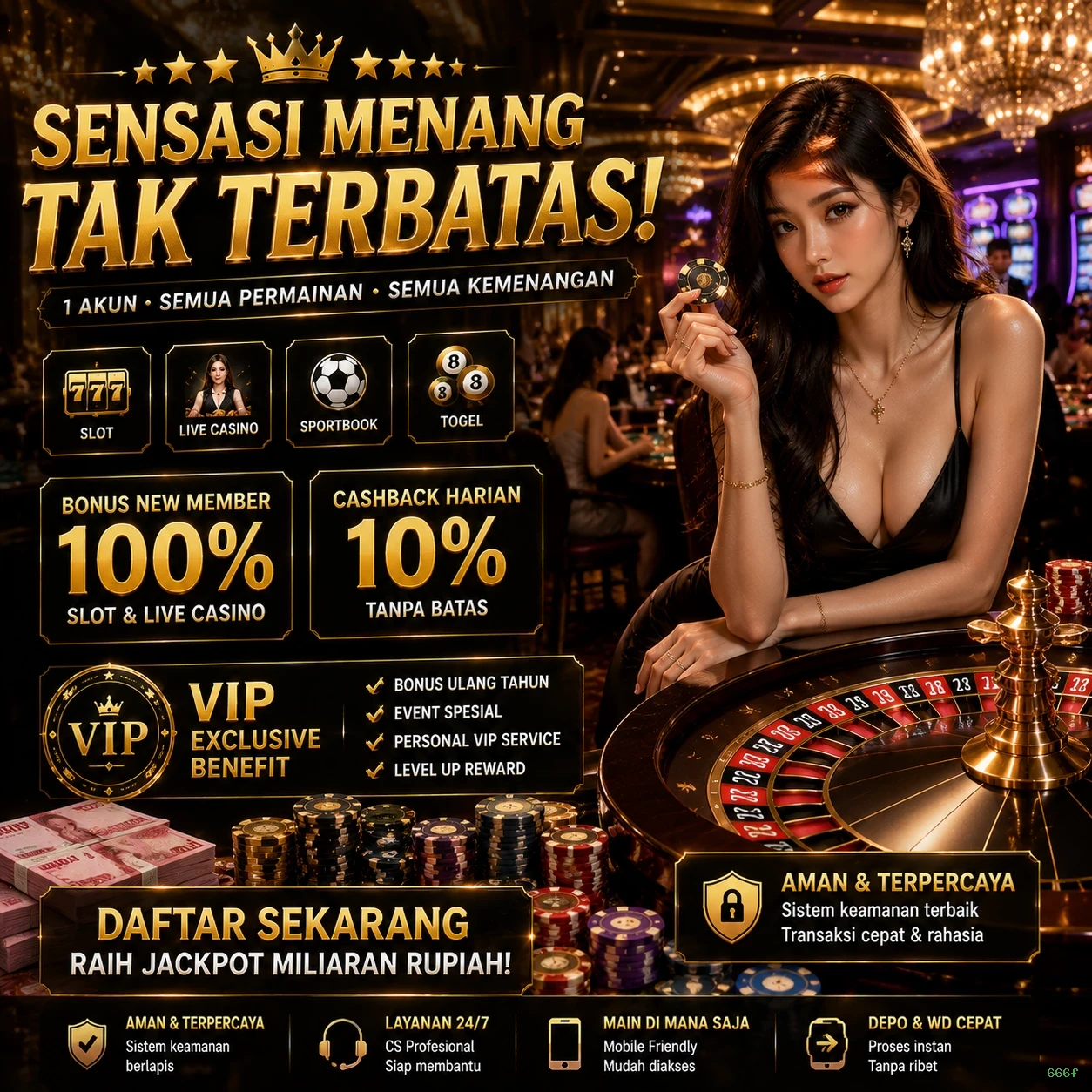 Bagaimana 666f Menawarkan Pengalaman Bermain yang Optimal